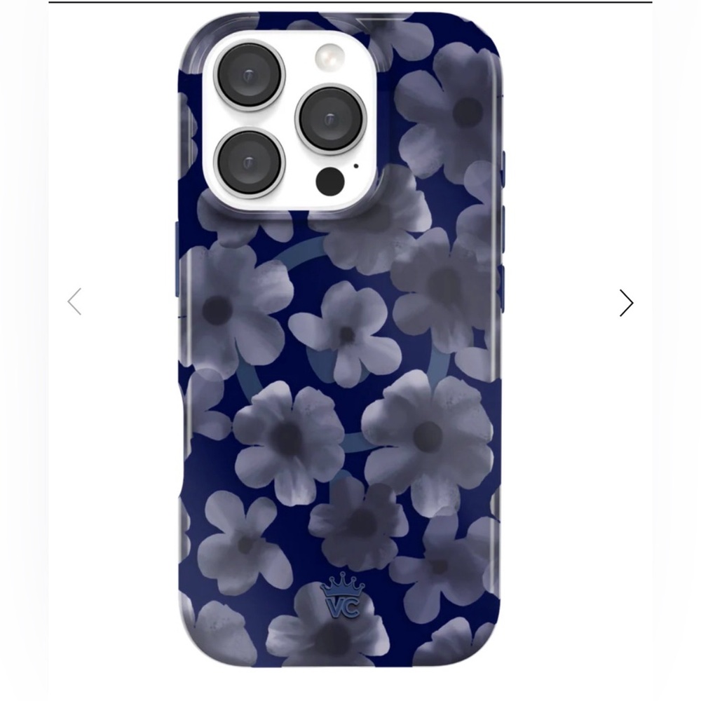 Velvet Caviar iPhone 16 pro Midnight Blossom